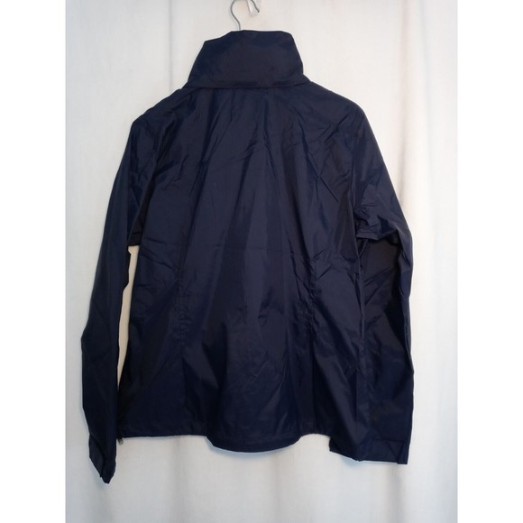 COLUMBIA Switchback™ III  Rain Jacket Navy Blue Hood Pockets Size L - Picture 4 of 16